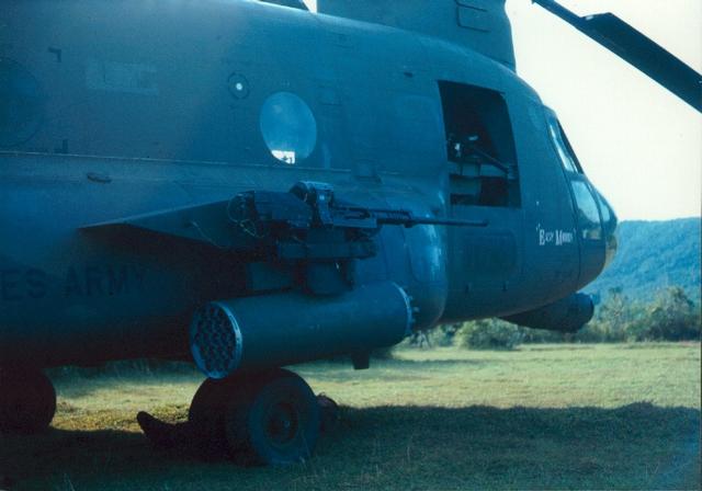 Boeing's ACH-47A Chinook helicopter - Guns A Go-Go.