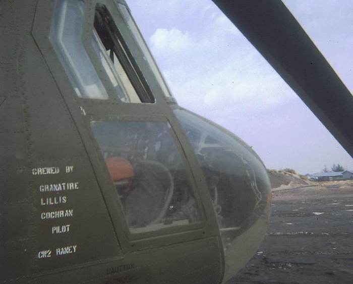 68-15817 while assigned to 147th Assault Support Helicopter Company (ASHC) - "Hillclimbers" located at Vung Tau, in the Republic of Vietnam (RVN), 1969-1970.