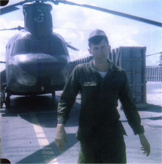 SP5 James Lillis, Crew Chief on 68-15817 from 1969 to 1970, while assigned the the 147th ASHC at Vung Tau, RVN.