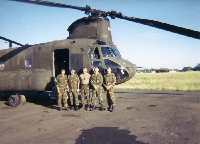 87-00071 at a military compound north of Managua, Nicaragua, circa late 1998.