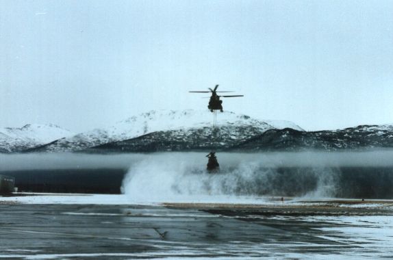 Boeing CH-47D 89-00173 - Final Descent.