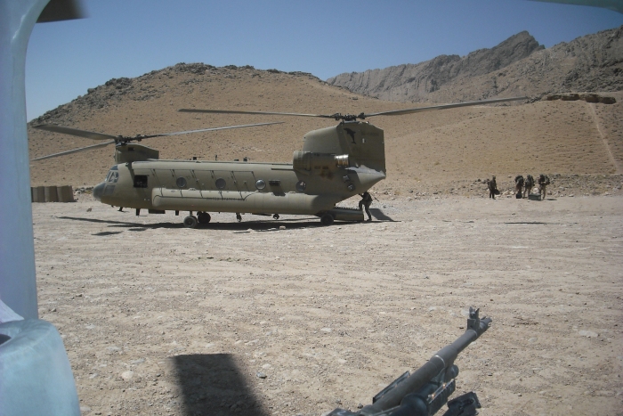 May 2009: CH-47F Chinook helicopter 06-08028 operating in Afghanistan.