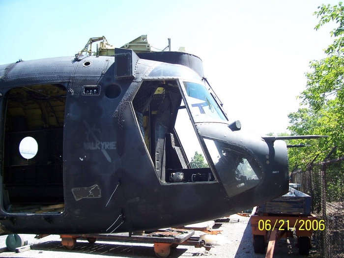 MH-47D Chinook helicopter 85-24367 in June 2006 as it was about to be scrapped.