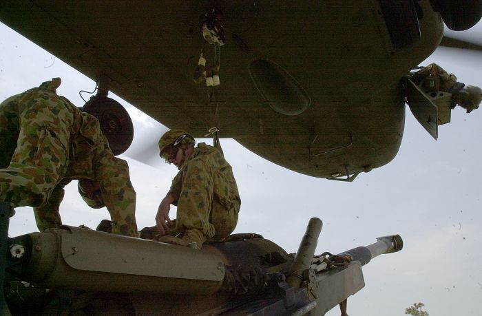 Australian Army Chinook A15-103, circa 2001.
