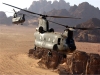 The Austrailian Army CH-47D Chinook flying in support of the Global War on Terrorism.