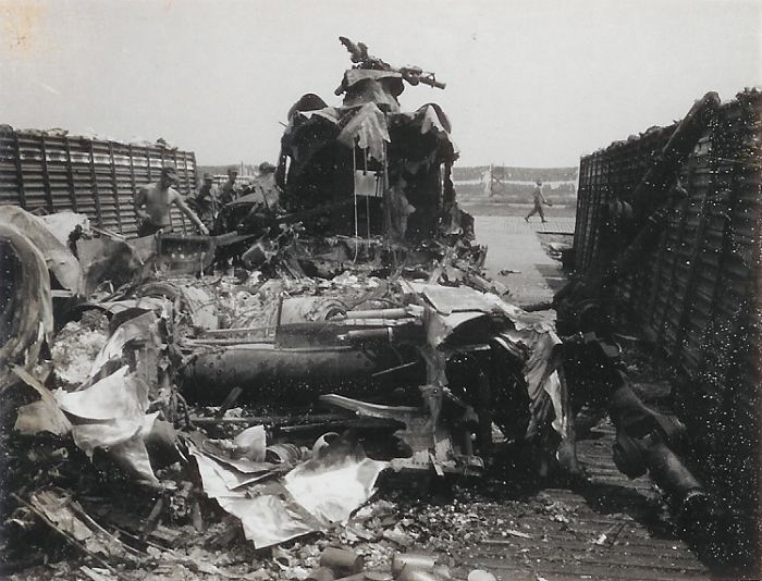Destroyed 242nd ASHC Chinook.