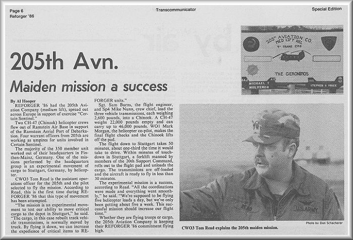 205th news article from the TransCommunicator, February 1986.