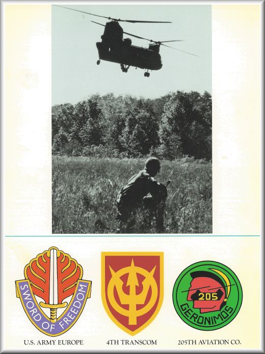 205th ASHC D model fielding pamphlet, Rear Cover, 6 November 1987.