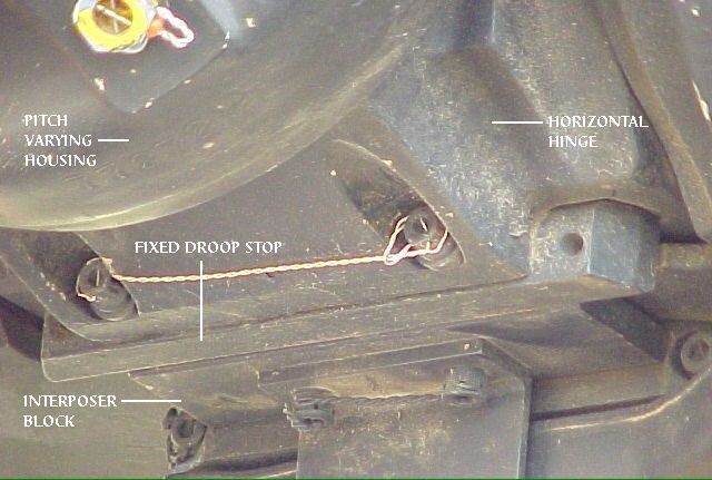 Boeing CH-47D helicopter 89-00149 - Droop Stop failure.