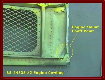 85-24338 Number 2 Engine Cowling.