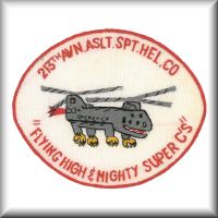 213th ASHC - "Black Cats" Unit Patch while in the Republic of Vietnam.