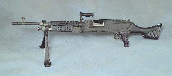 The M240B 7.62mm Machine Gun.