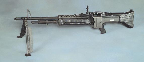 Machine Gun, 7.62mm, M60.