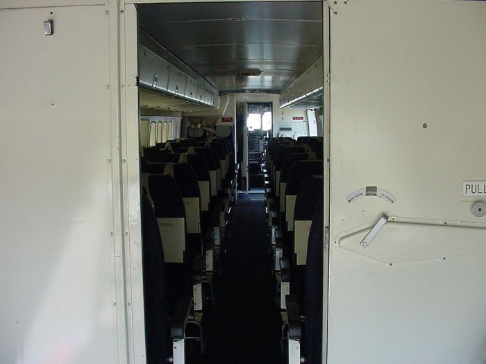 The main cabin area of Columbia Helicopters Incorporated Chinook N246CH.