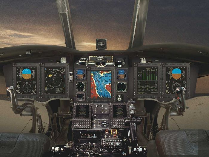 Artist's rendition of the coming G model cockpit.